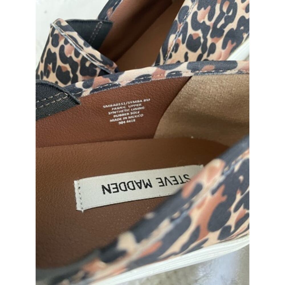 Steve Madden Slip On Leopard Sneaker, Size 8M - Picture 3 of 6